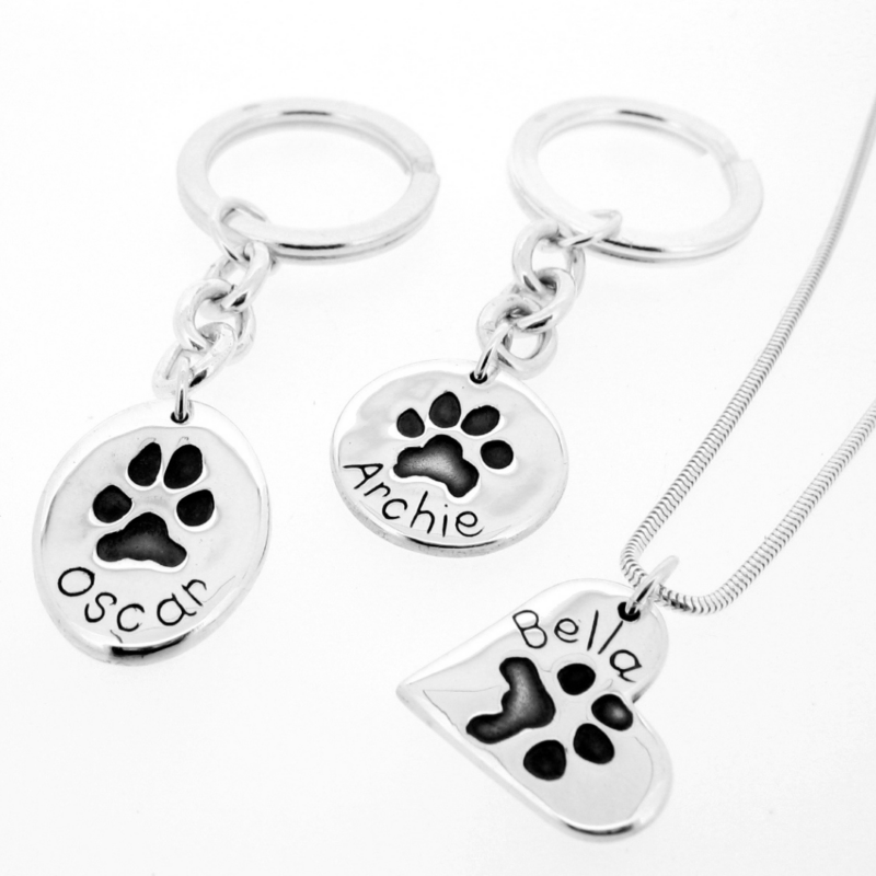 Paying tribute to your pet through paw print jewellery