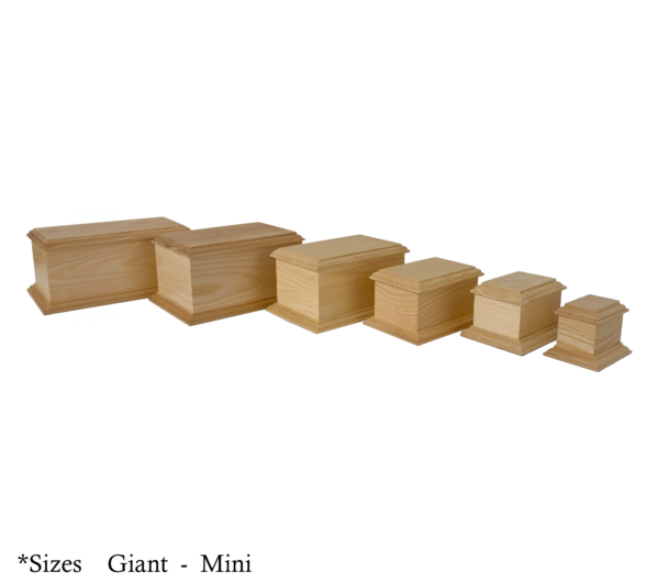 Wooden Indoor Bramber Pet Casket - Image 2