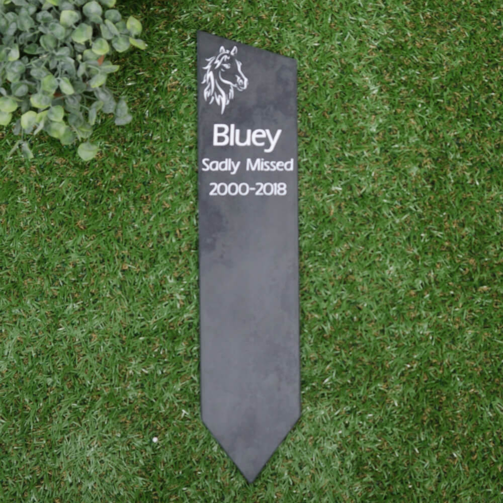 Pet Memorial Stake Grave Marker Stone Dignity Pet Crematorium