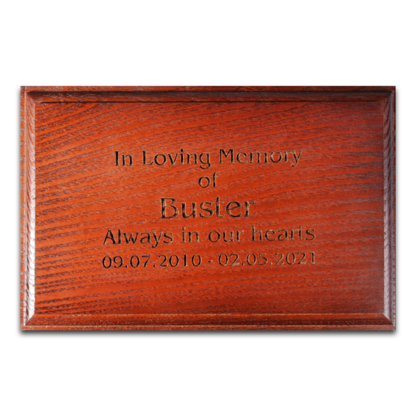 Wooden Indoor Bramber Pet Casket - Image 3