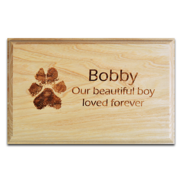 Wooden Indoor Bramber Pet Casket - Image 4