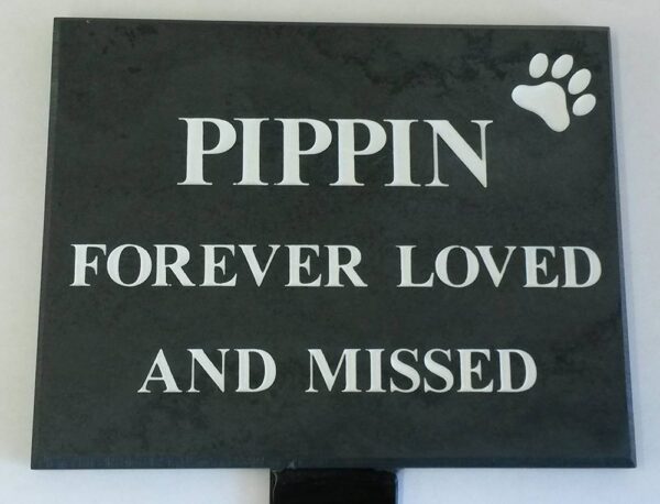 Pet Slate Memorial Marker - Image 6