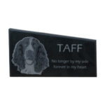 Pet Memorial Slate with Photo Free Standing