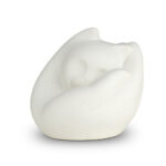 Cat in Hand Porcelain Urn - Image 3