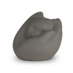Cat in Hand Porcelain Urn - Image 2