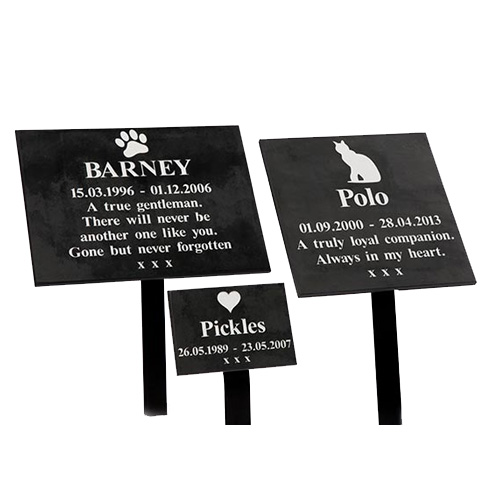 Memorial markers clearance for pets