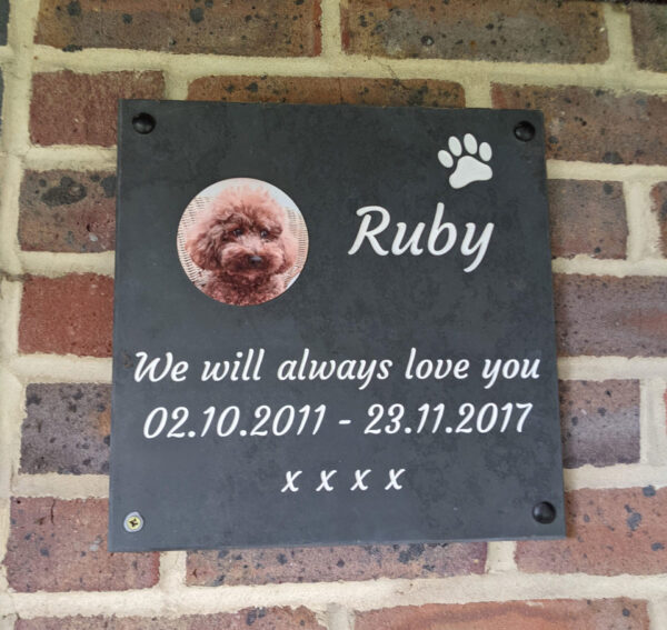 Metal Pet Photo Tribute Disc - Image 4