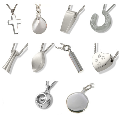 Sterling silver deals urn pendant