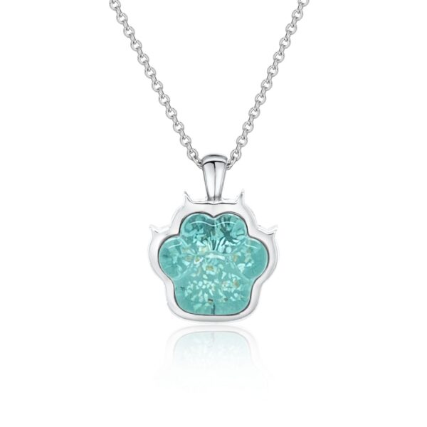 Alba Rose Paws Collection Paw Pet Ashes Pendant - Image 3