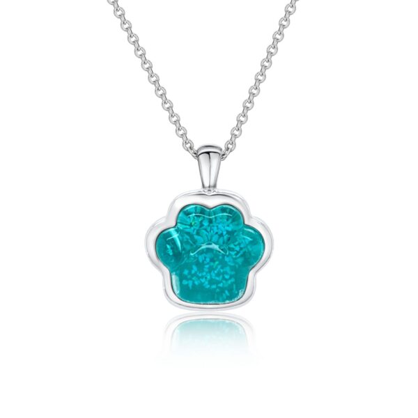 Alba Rose Paws Collection Paw Pet Ashes Pendant - Image 2