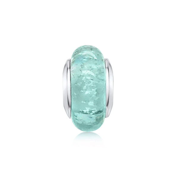 Alba Rose Pet Ashes Glass Charm Bead - Image 3
