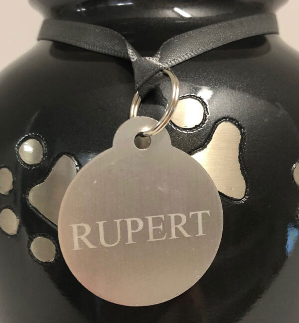 Engraved Name Tag and Ribbon - Image 2
