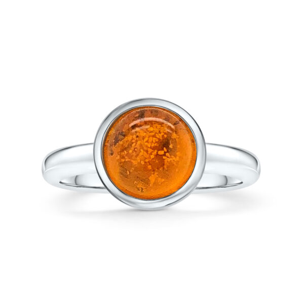 Alba Rose Forever Collection Pet Ashes Glass Ring - Image 2