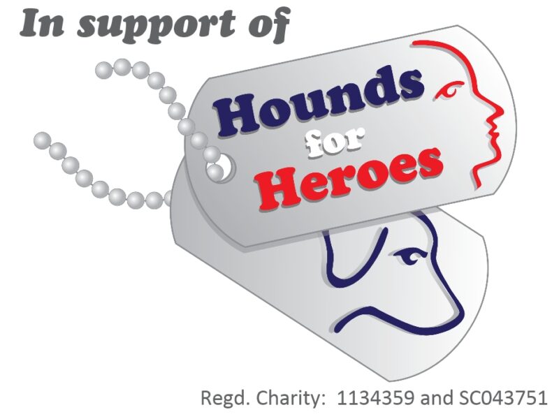 hounds for heroes logo