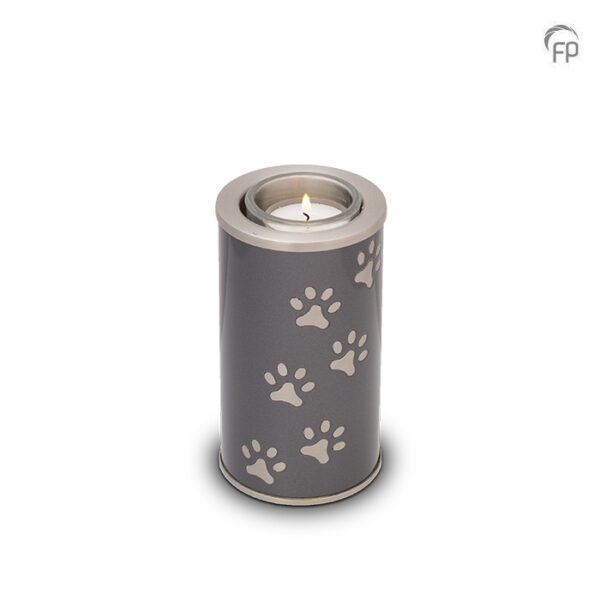 Paw Print Tealight Candle Urn - Image 2