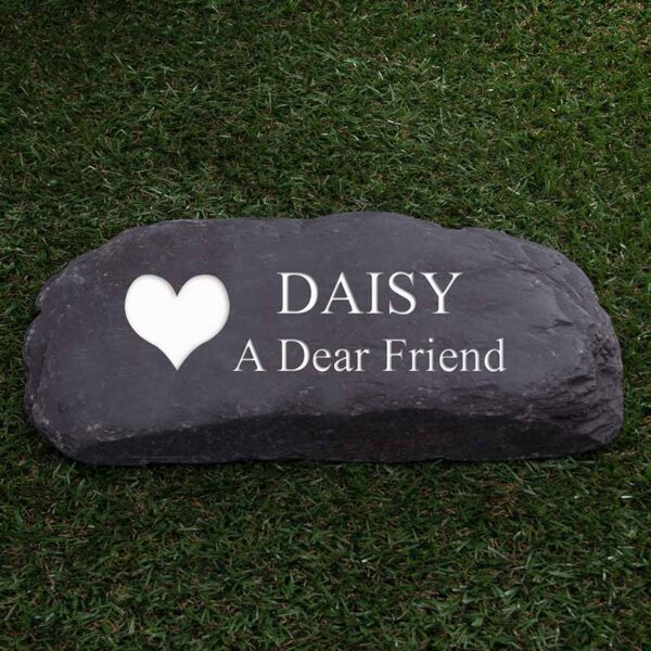 Welsh Slate Paddlestone Pet Memorial Stone - Image 10