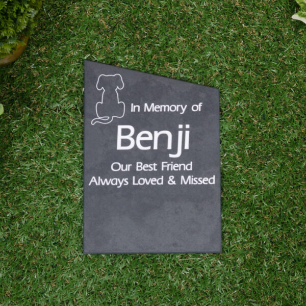 Pet Gravestone Memorial Marker Stone - Image 2