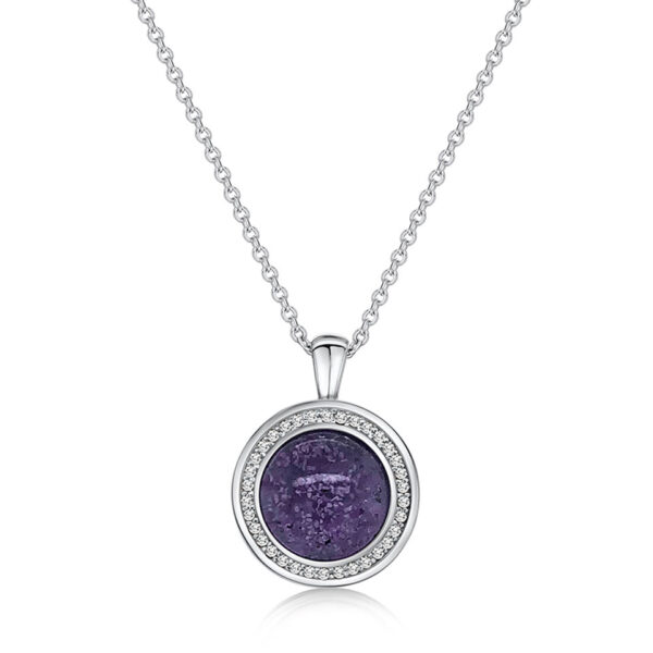 Alba Rose Momento Pet Ashes Glass Pendant - Image 2