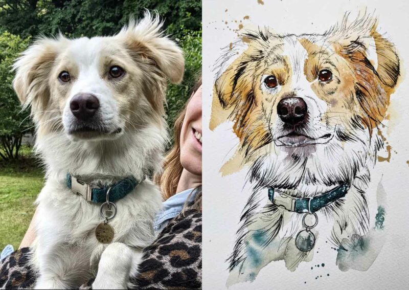 tori Ratcliffe art pet portrait artist