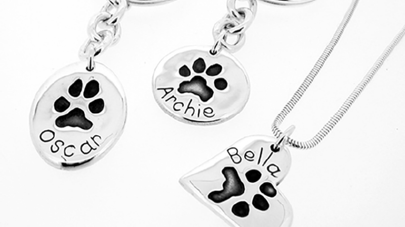 paw print jewellery