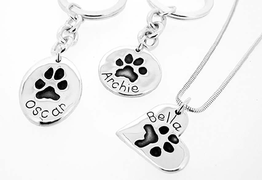 paw print jewellery