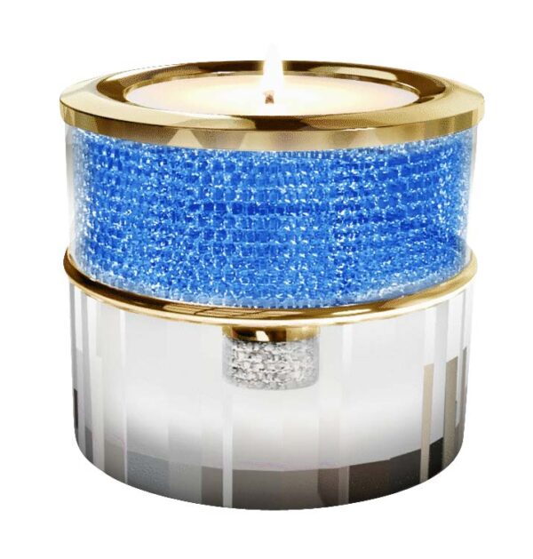 Crystal Tealight Candle Holder Urn - Image 2