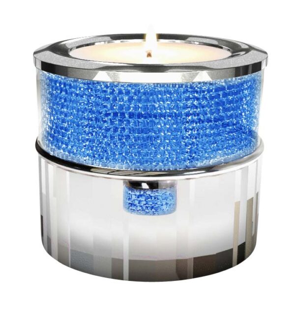 Crystal Tealight Candle Holder Urn - Image 3