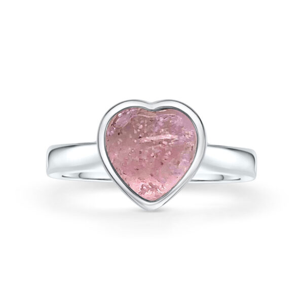 Alba Rose Tribute Collection Pet Ashes Glass Ring - Image 2