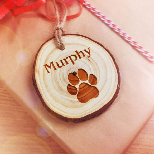 Personalised Wooden Christmas Decoration - Image 4